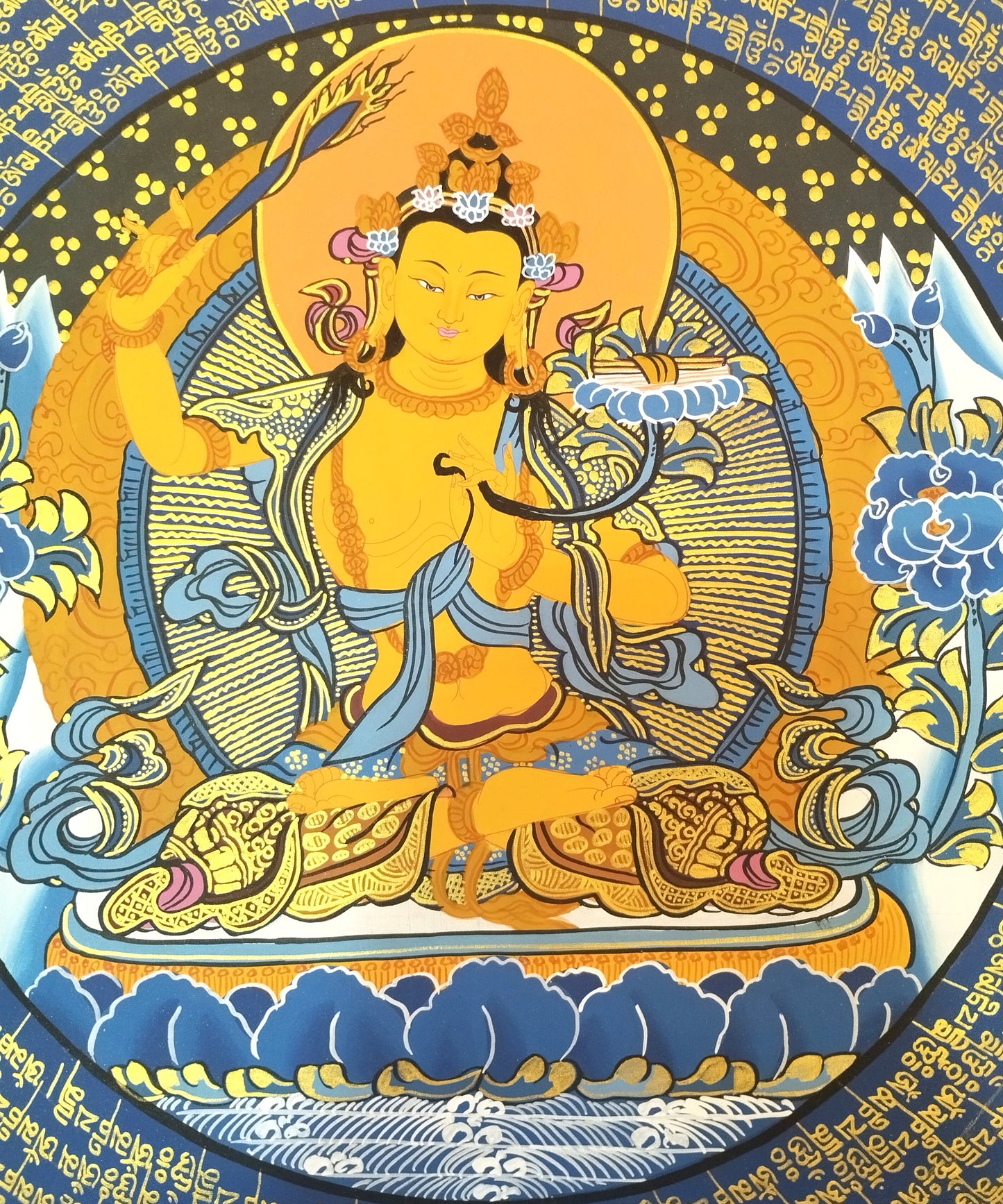 文殊菩萨 70x70cm