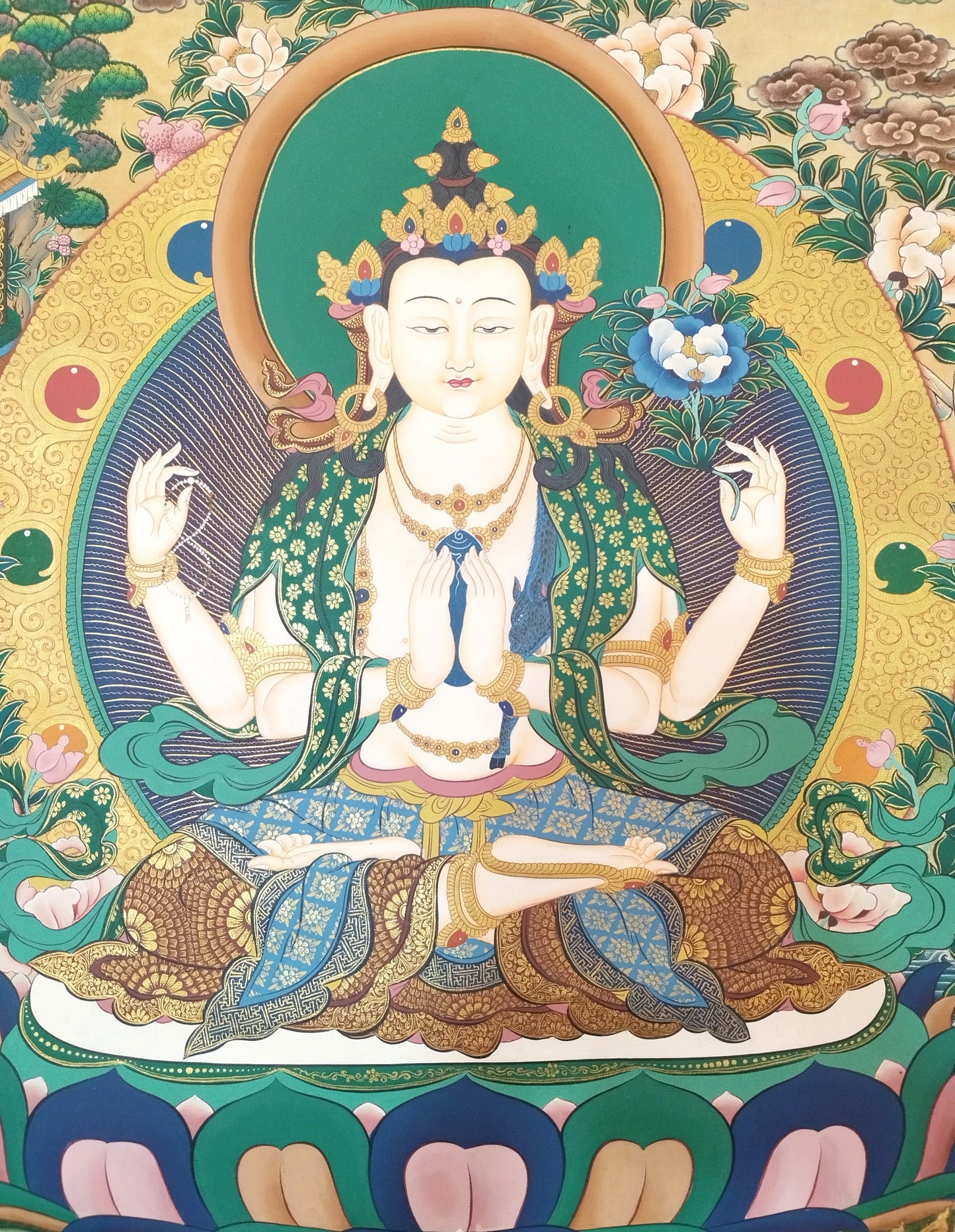 四臂观音 75x50cm