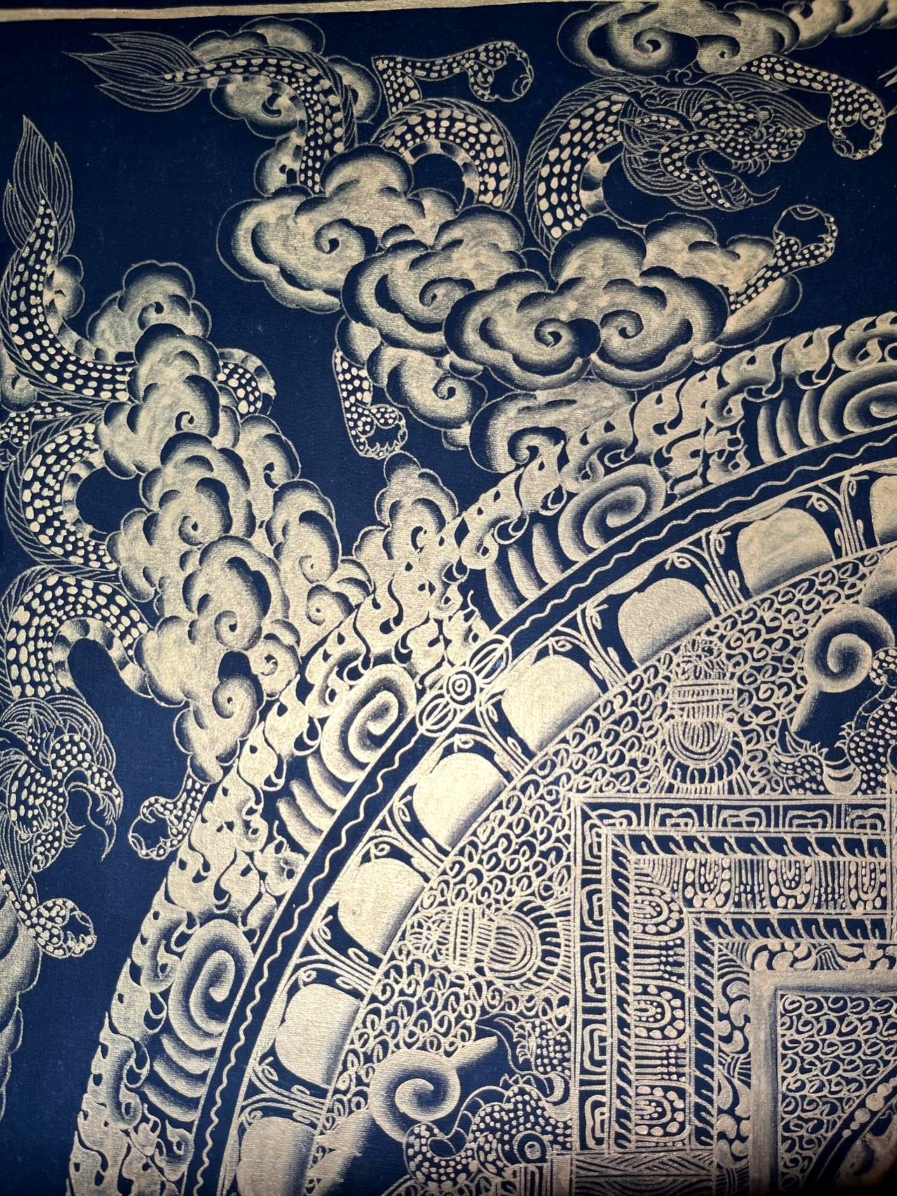 龍纹坛城 60x50cm