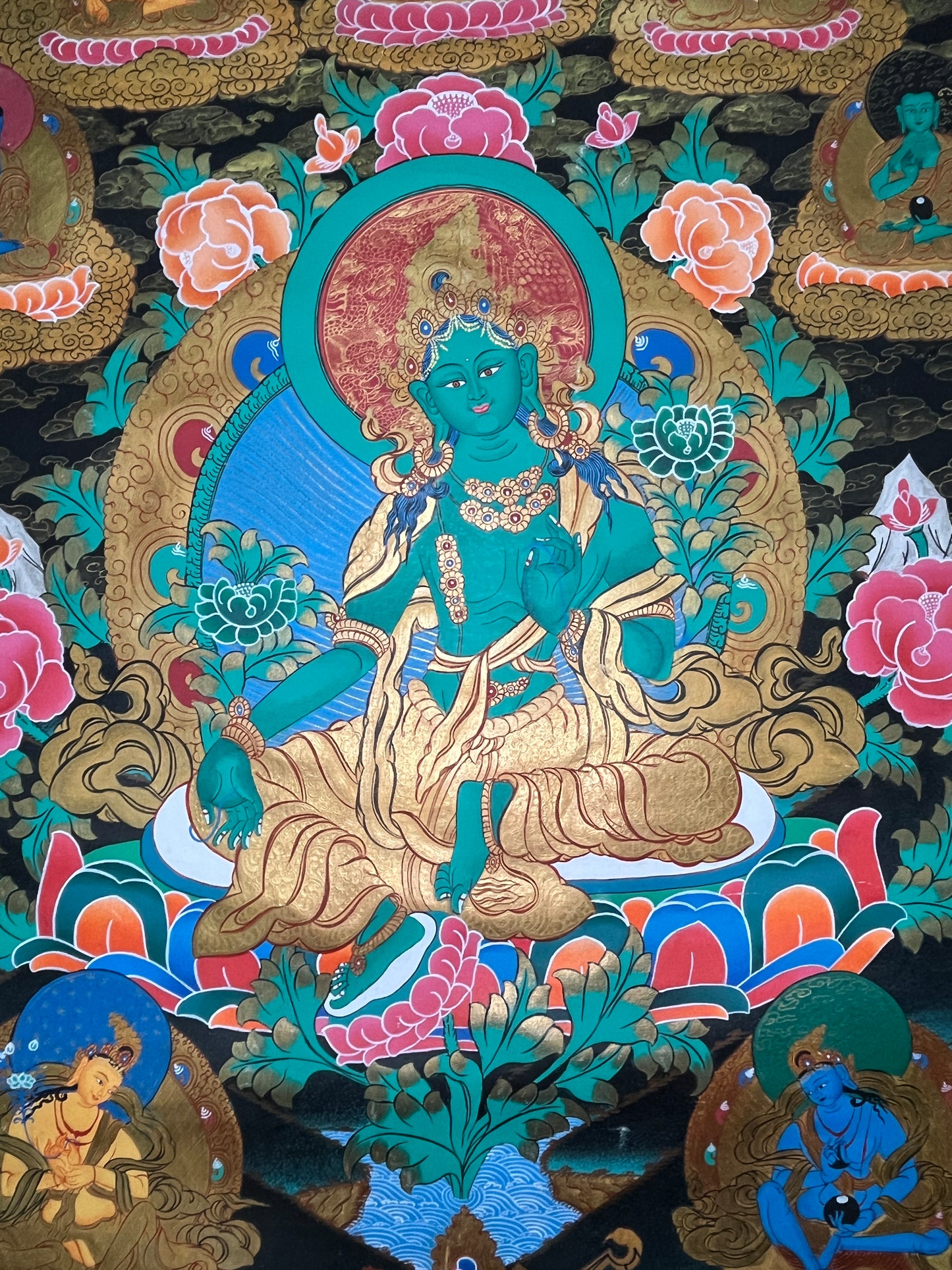 绿度母 85x60cm
