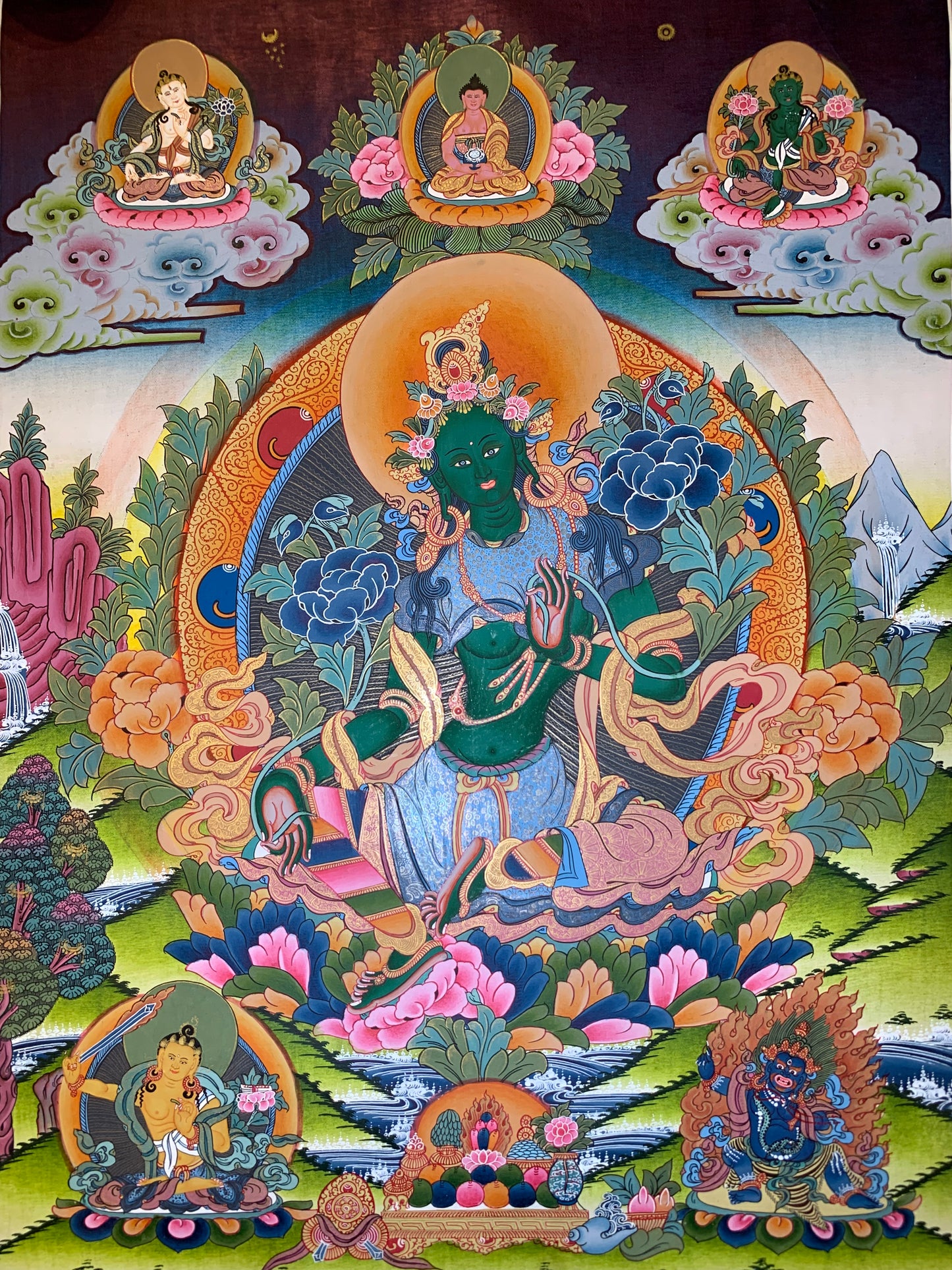 绿度母 45x30cm