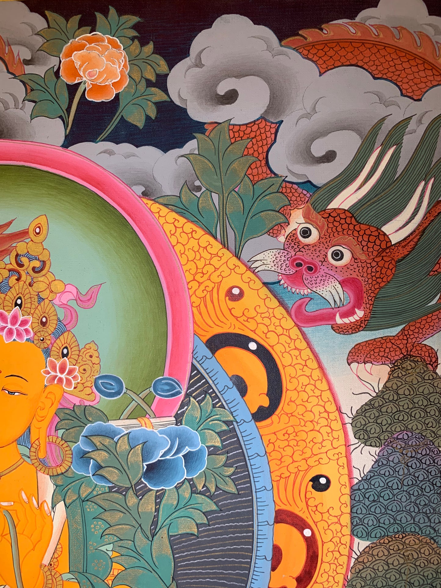 文殊菩萨 45x30