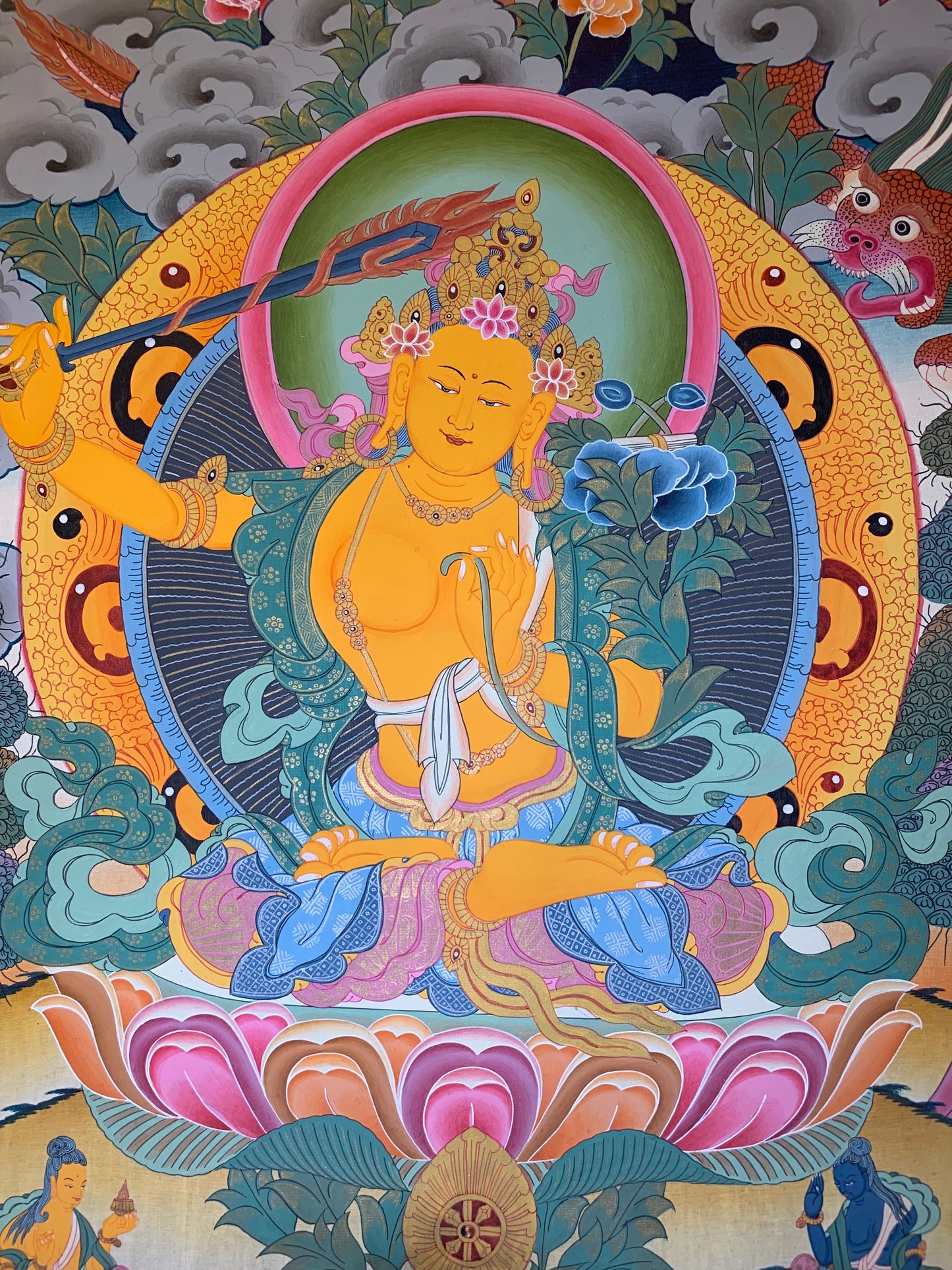 文殊菩萨 45x30