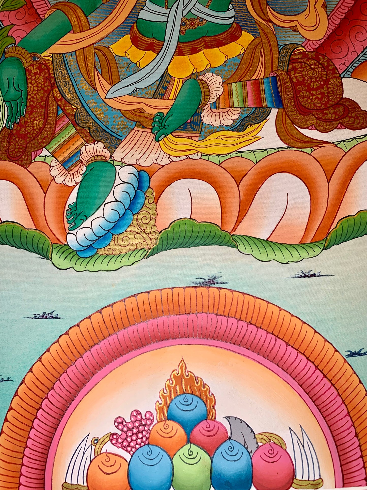 绿度母 50x40cm