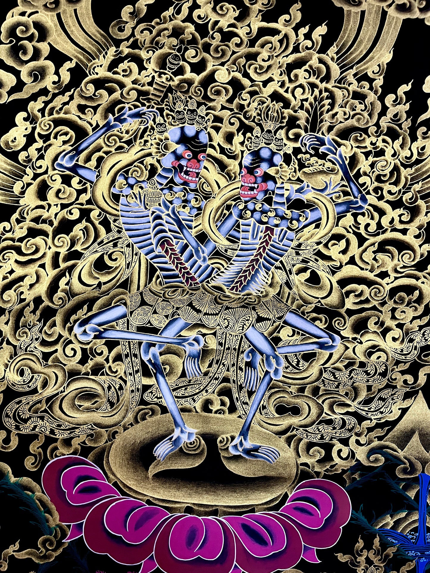 尸陀林主夫妻 85x65cm