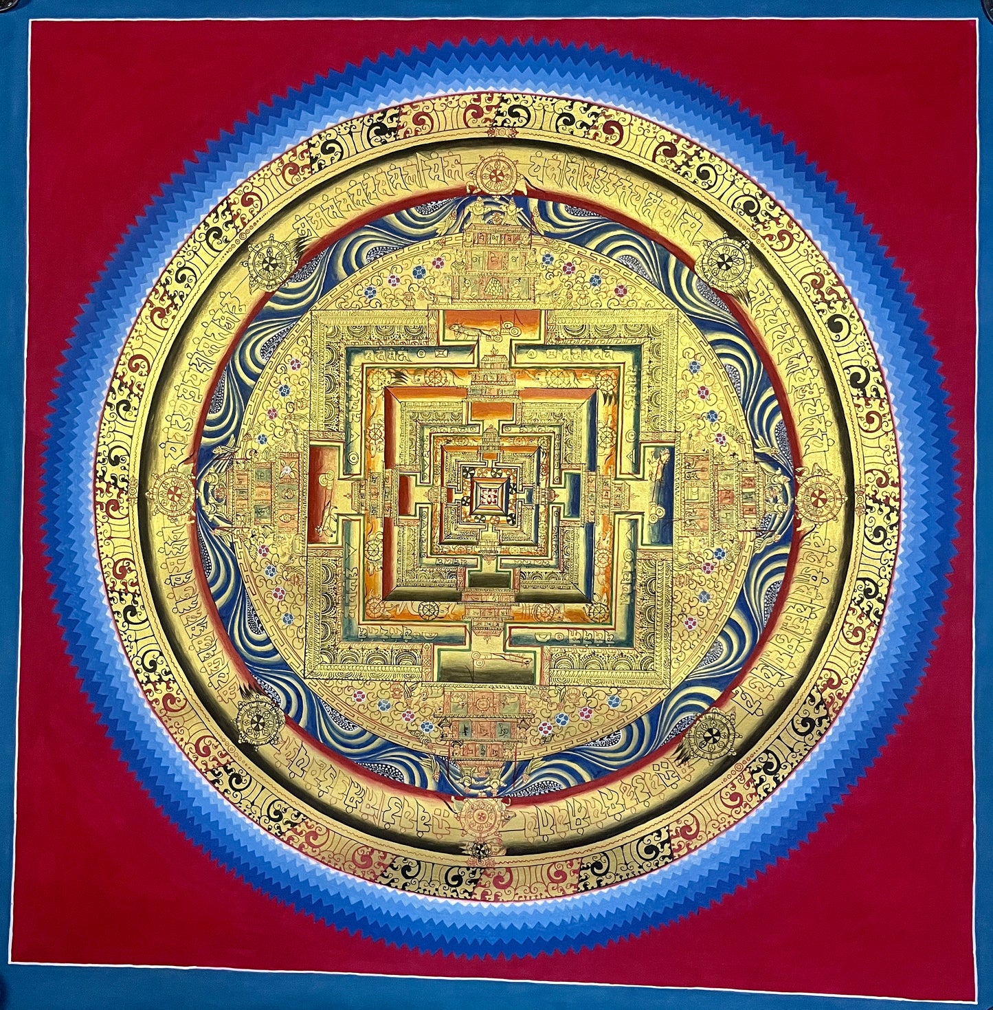 时轮金刚坛城 70x70cm