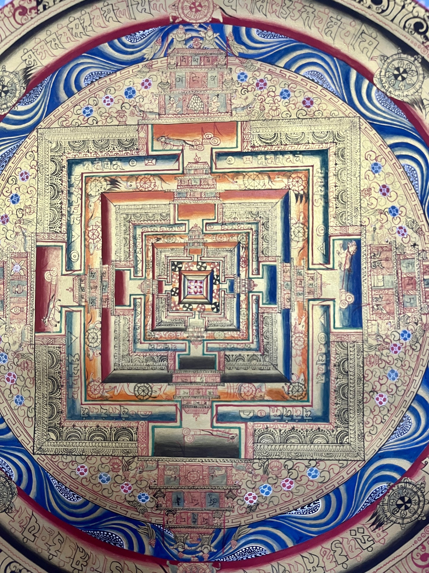 时轮金刚坛城 70x70cm