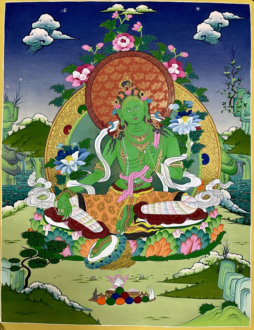 绿度母 60x45cm