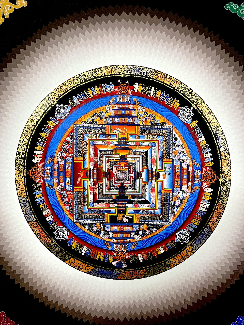 时轮金刚坛城 40x40cm