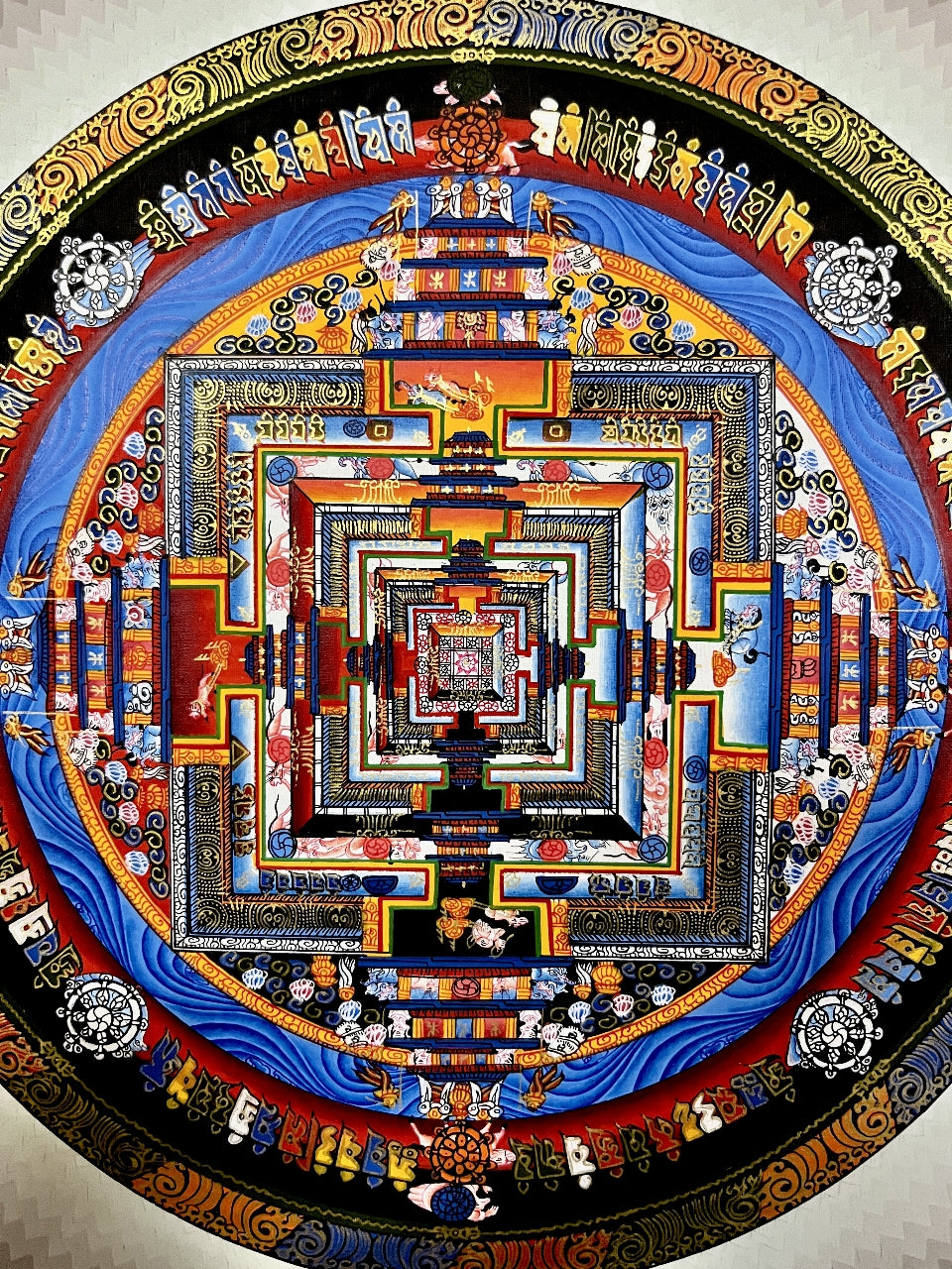 时轮金刚坛城 40x40cm