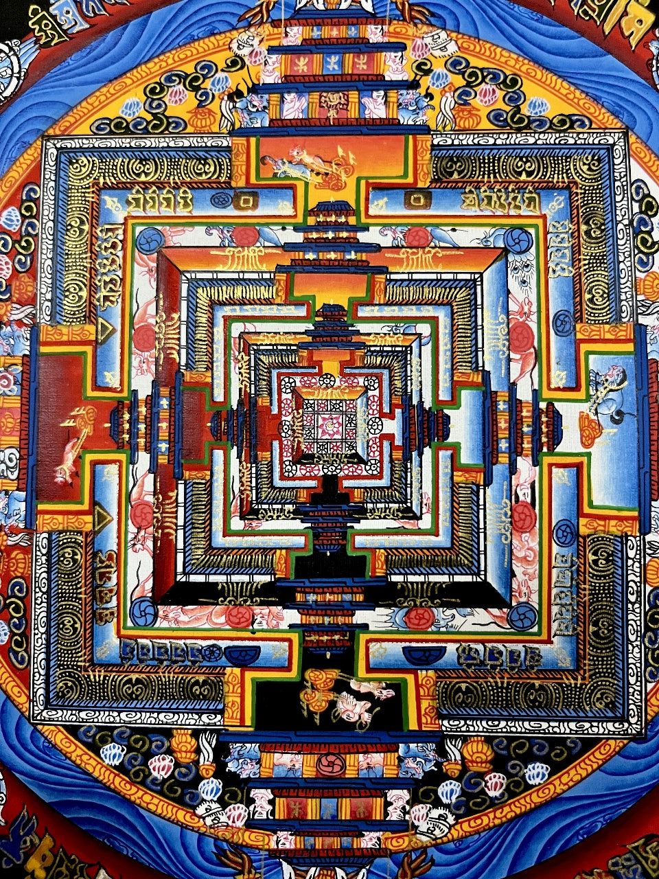 时轮金刚坛城 40x40cm