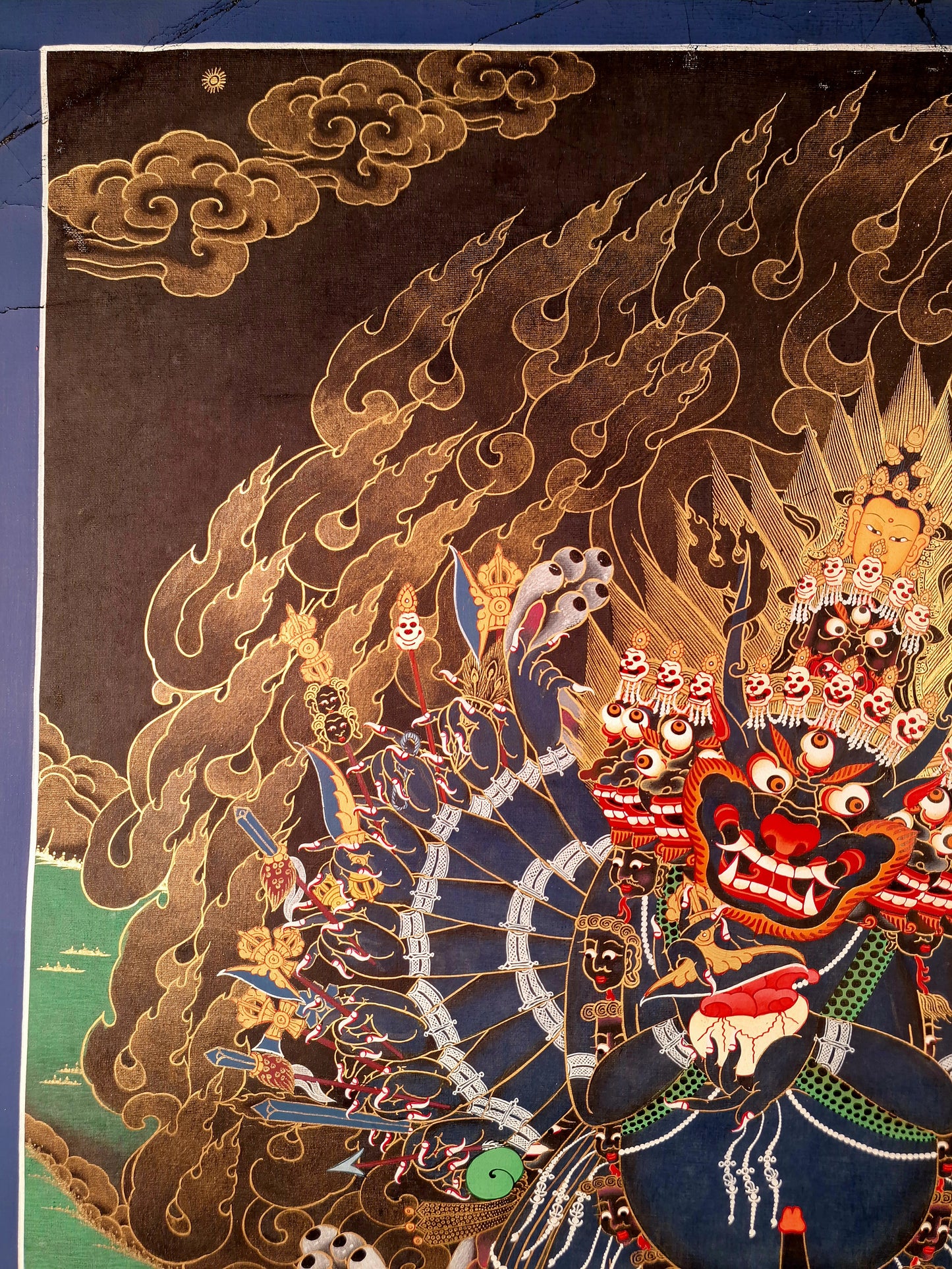 大威德金刚 60x35cm