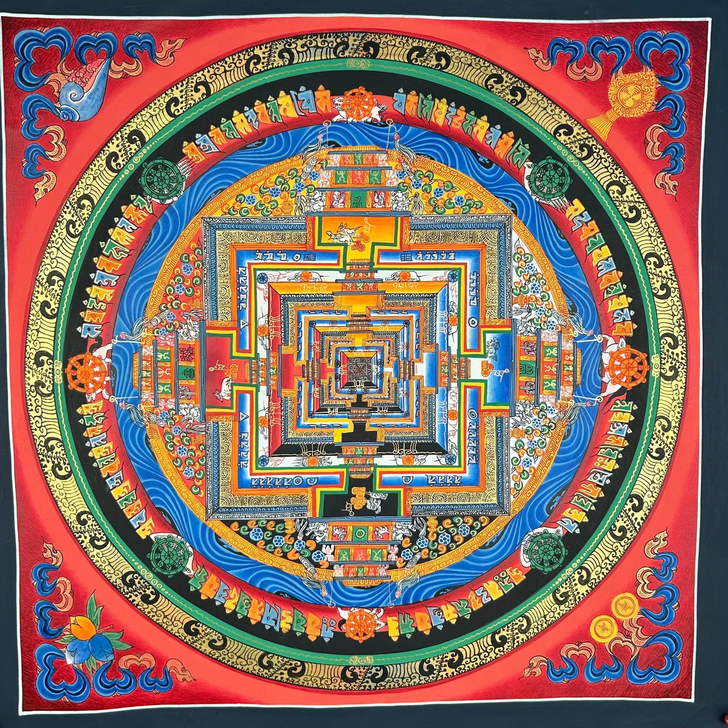时轮金刚坛城 50x50cm