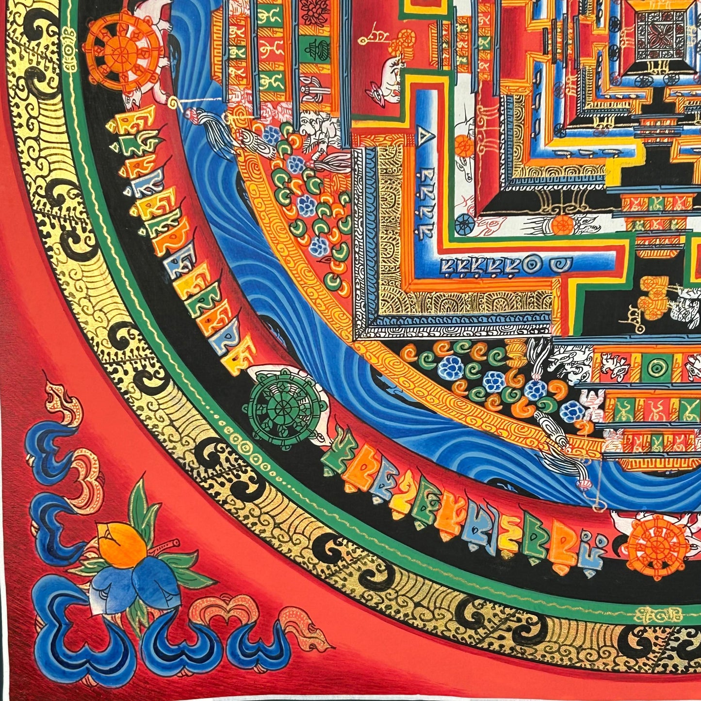 时轮金刚坛城 50x50cm