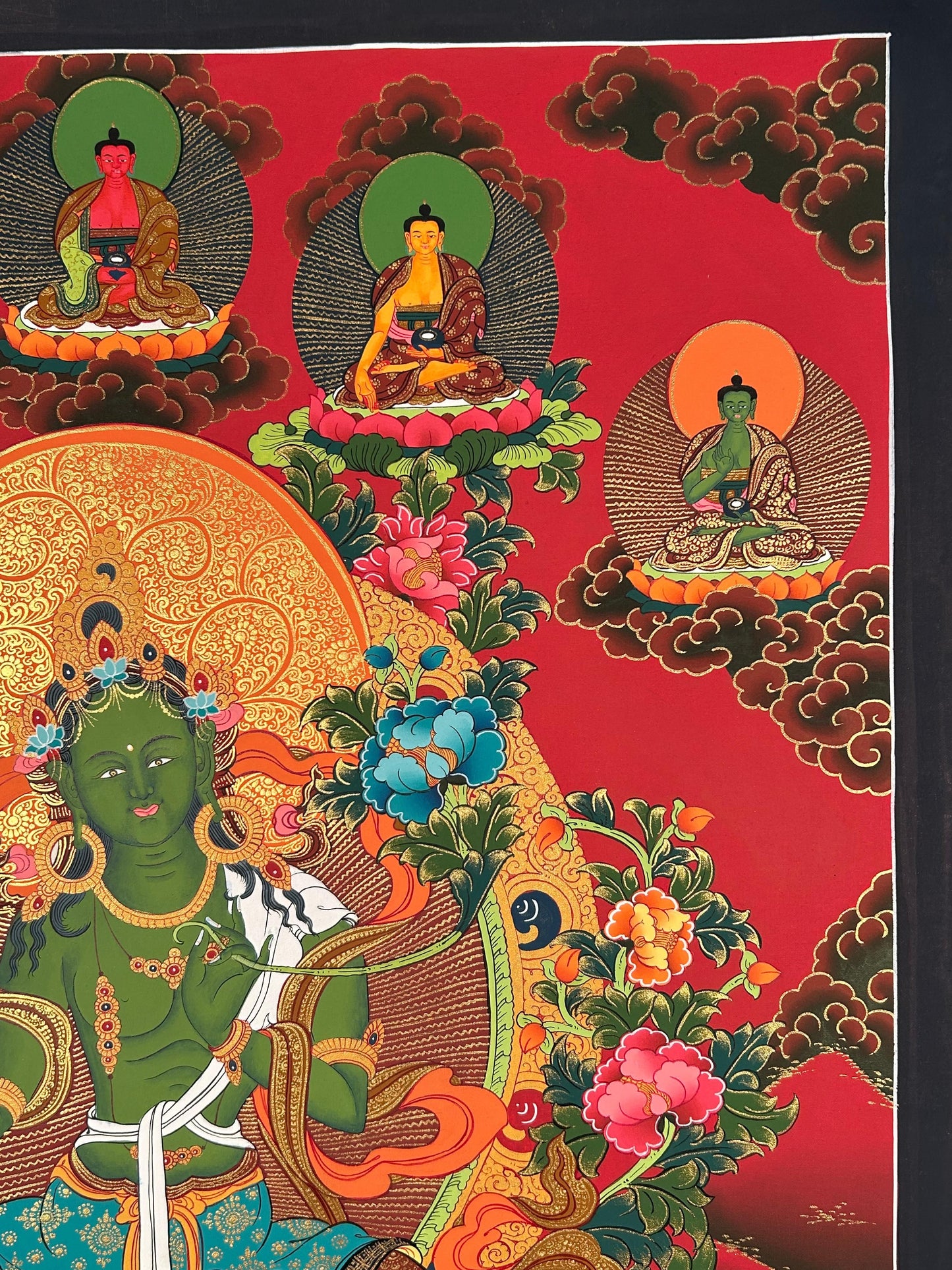 绿度母 75x55cm