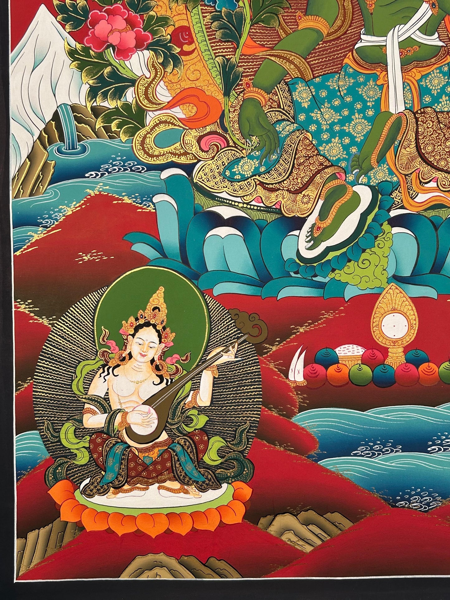 绿度母 75x55cm