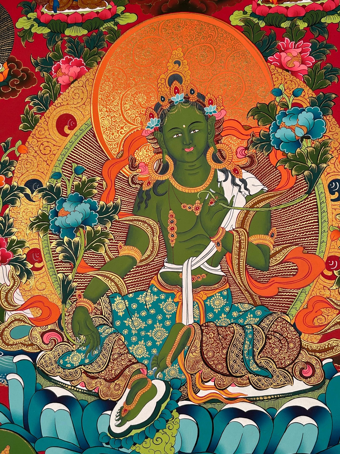 绿度母 75x55cm