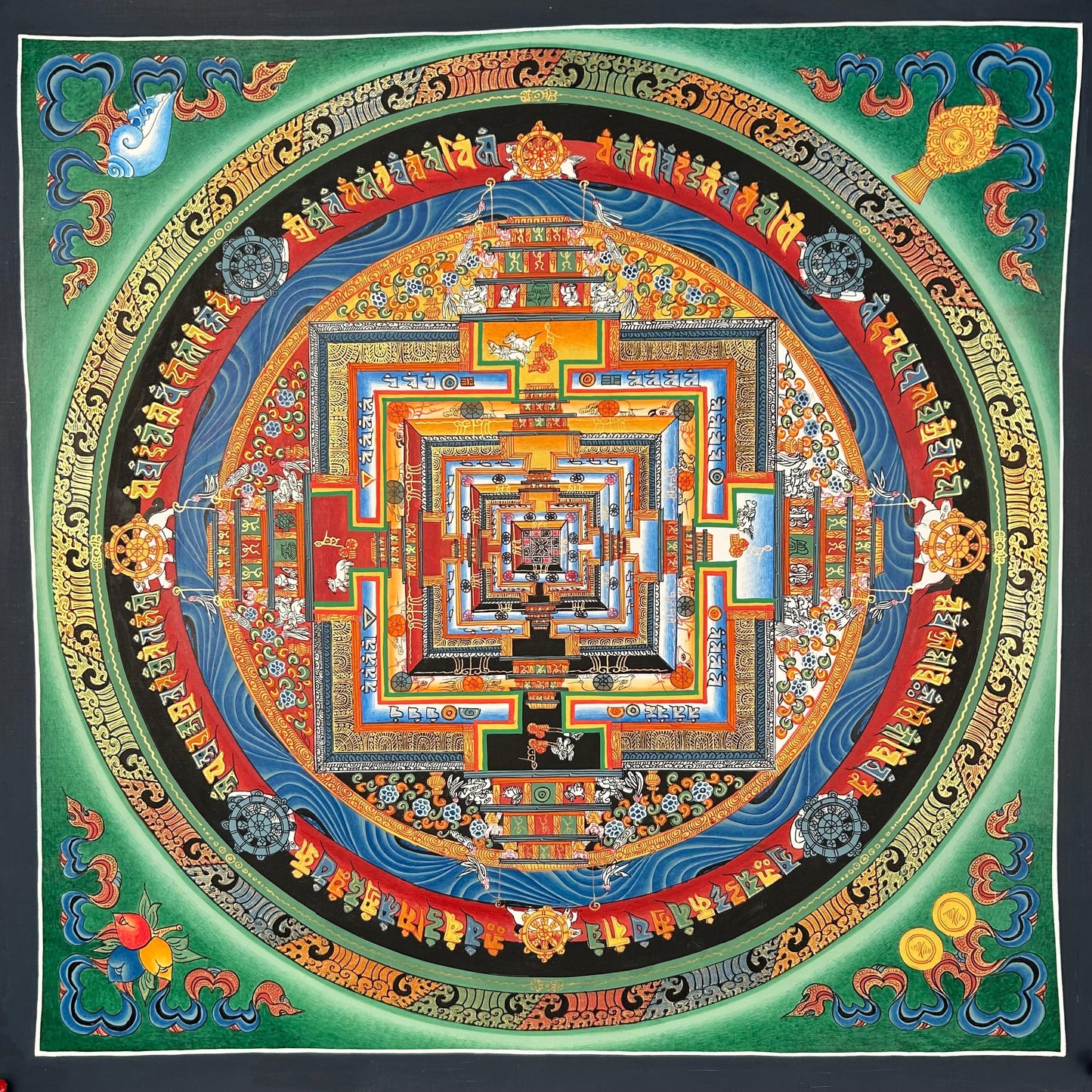 时轮金刚坛城 50x50cm