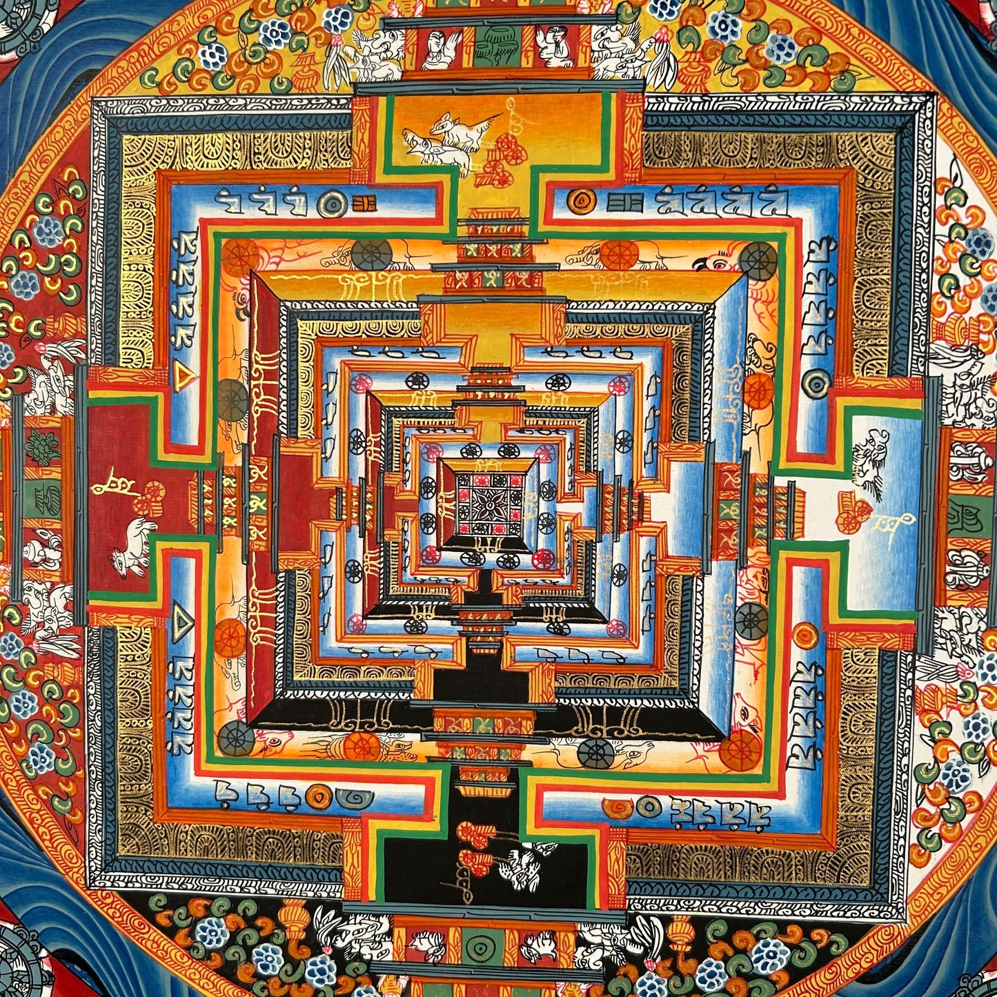 时轮金刚坛城 50x50cm