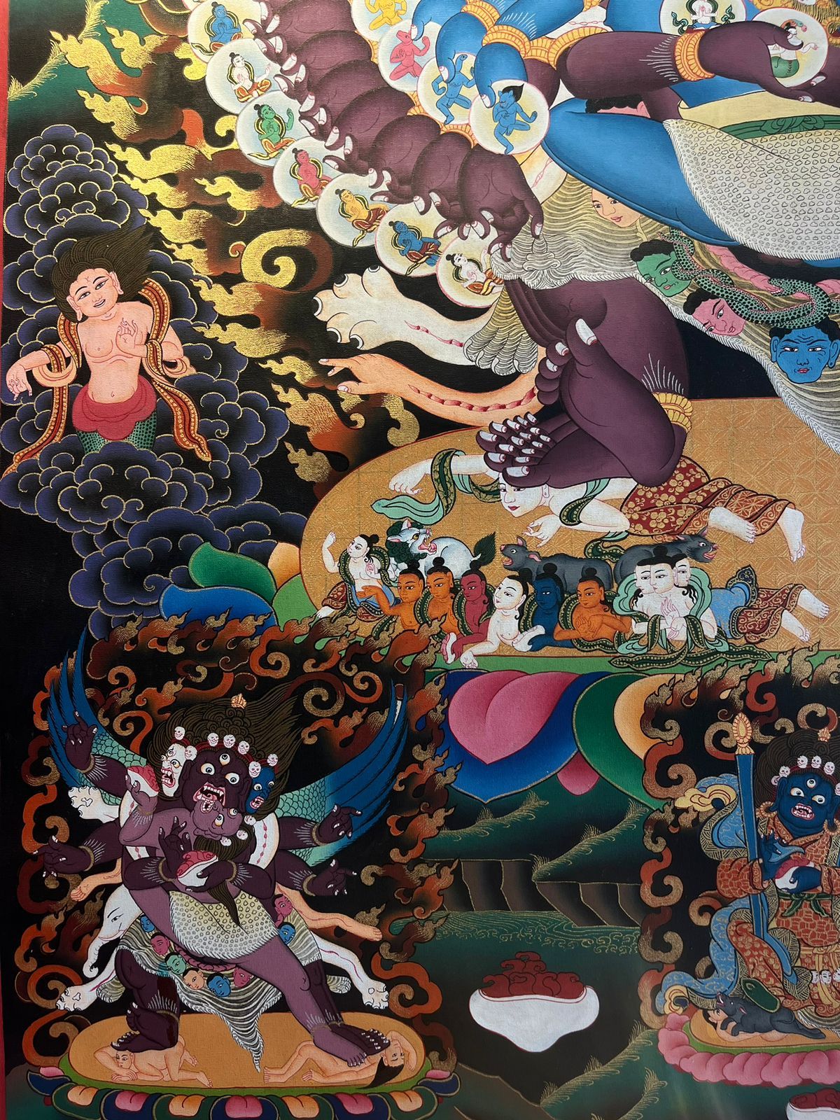 惹乎拉不供护法 100x65cm