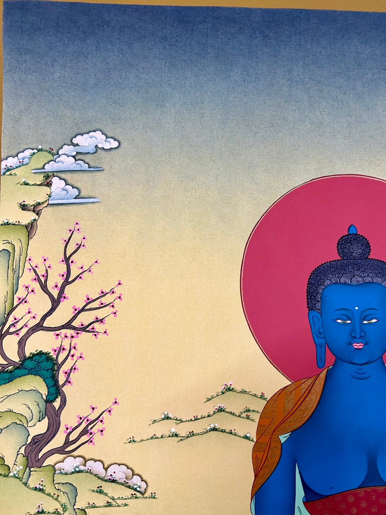药师佛 75x50cm