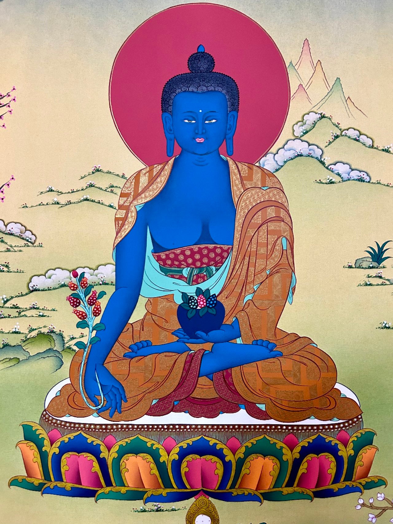 药师佛 75x50cm