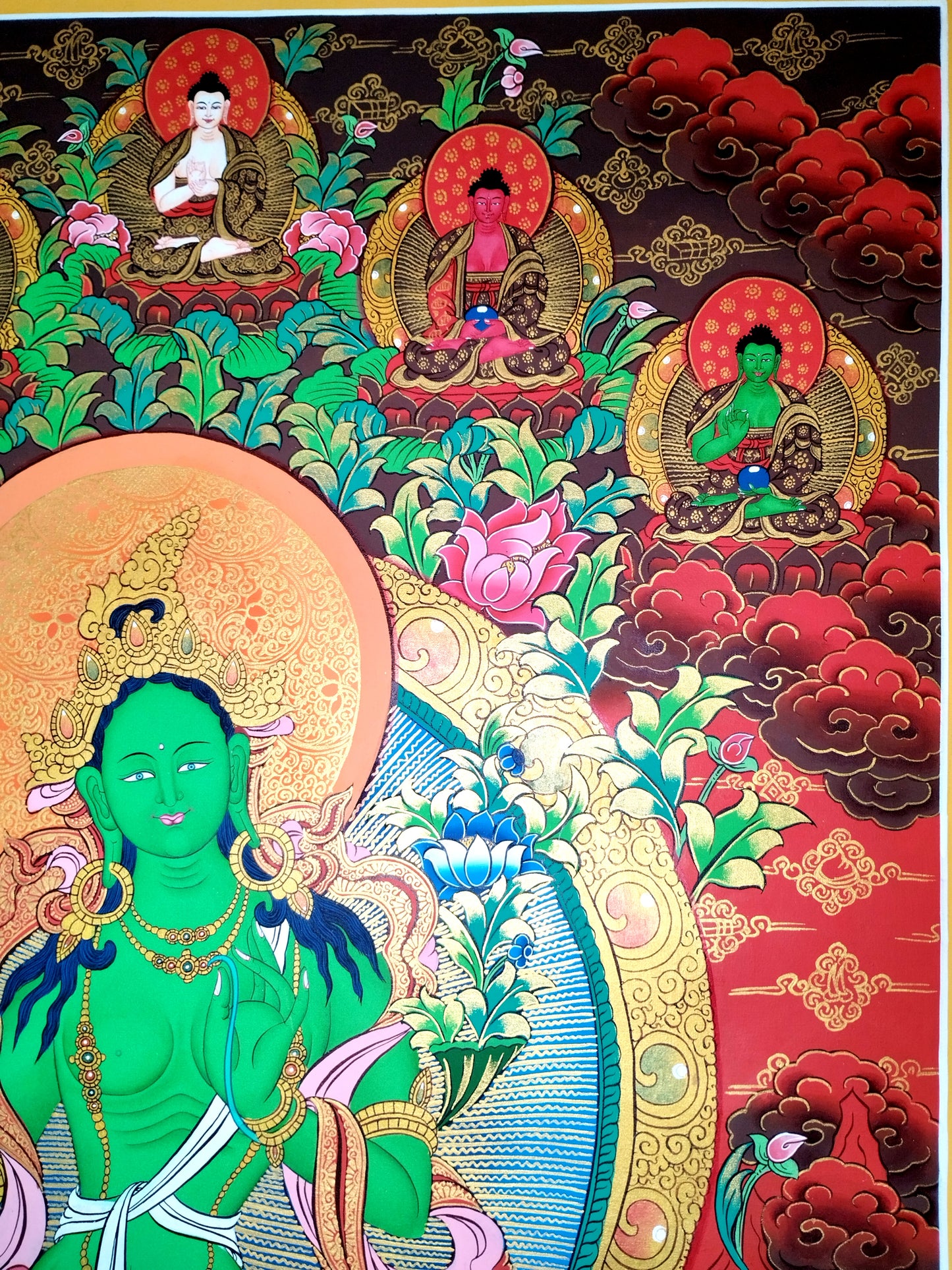 绿度母 75x55cm