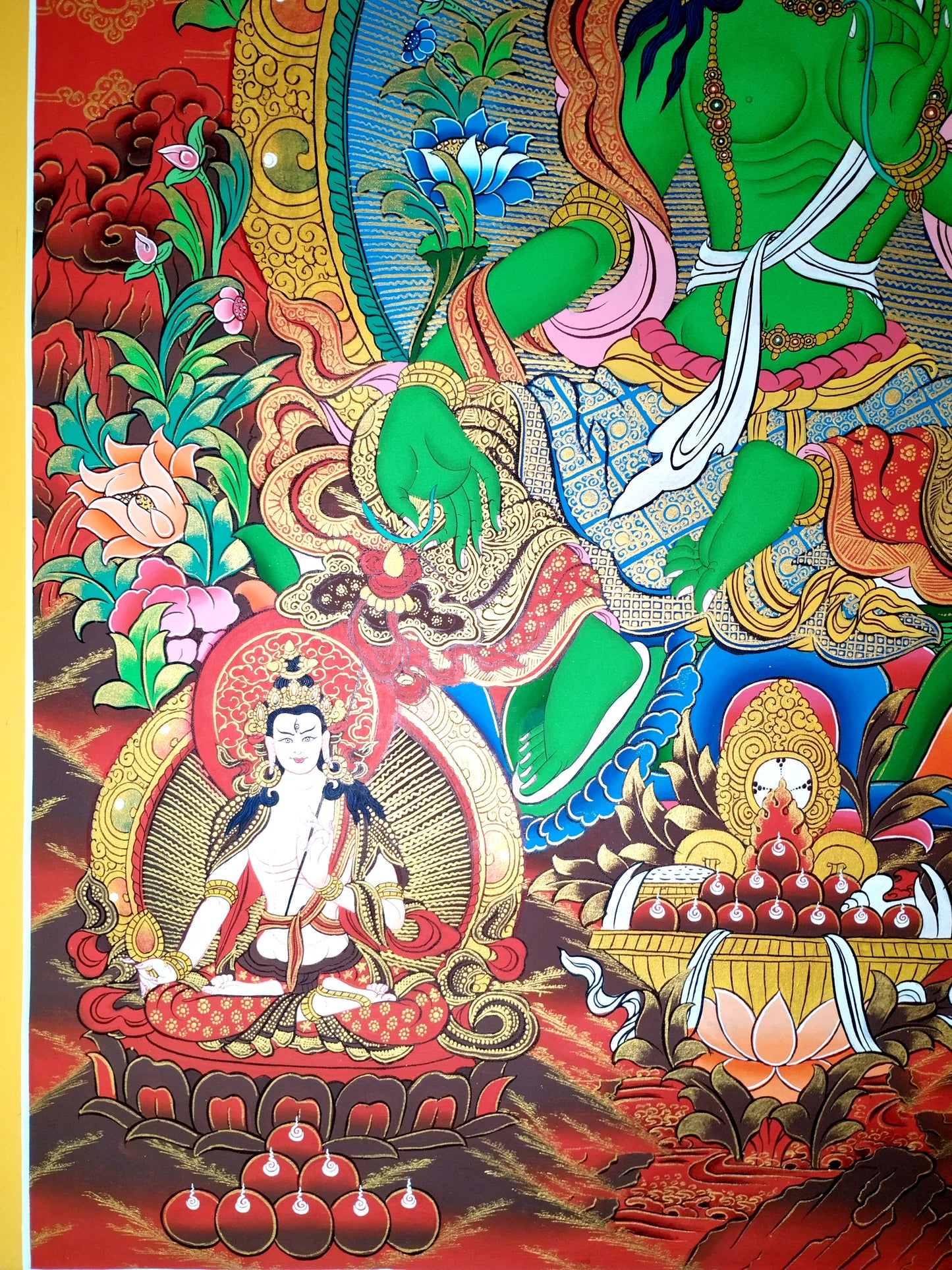 绿度母 75x55cm