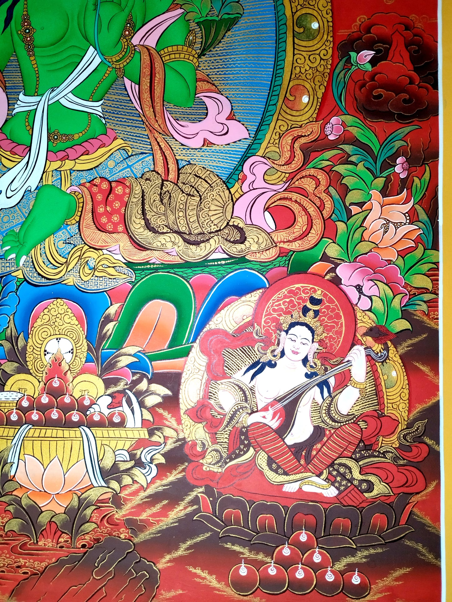 绿度母 75x55cm