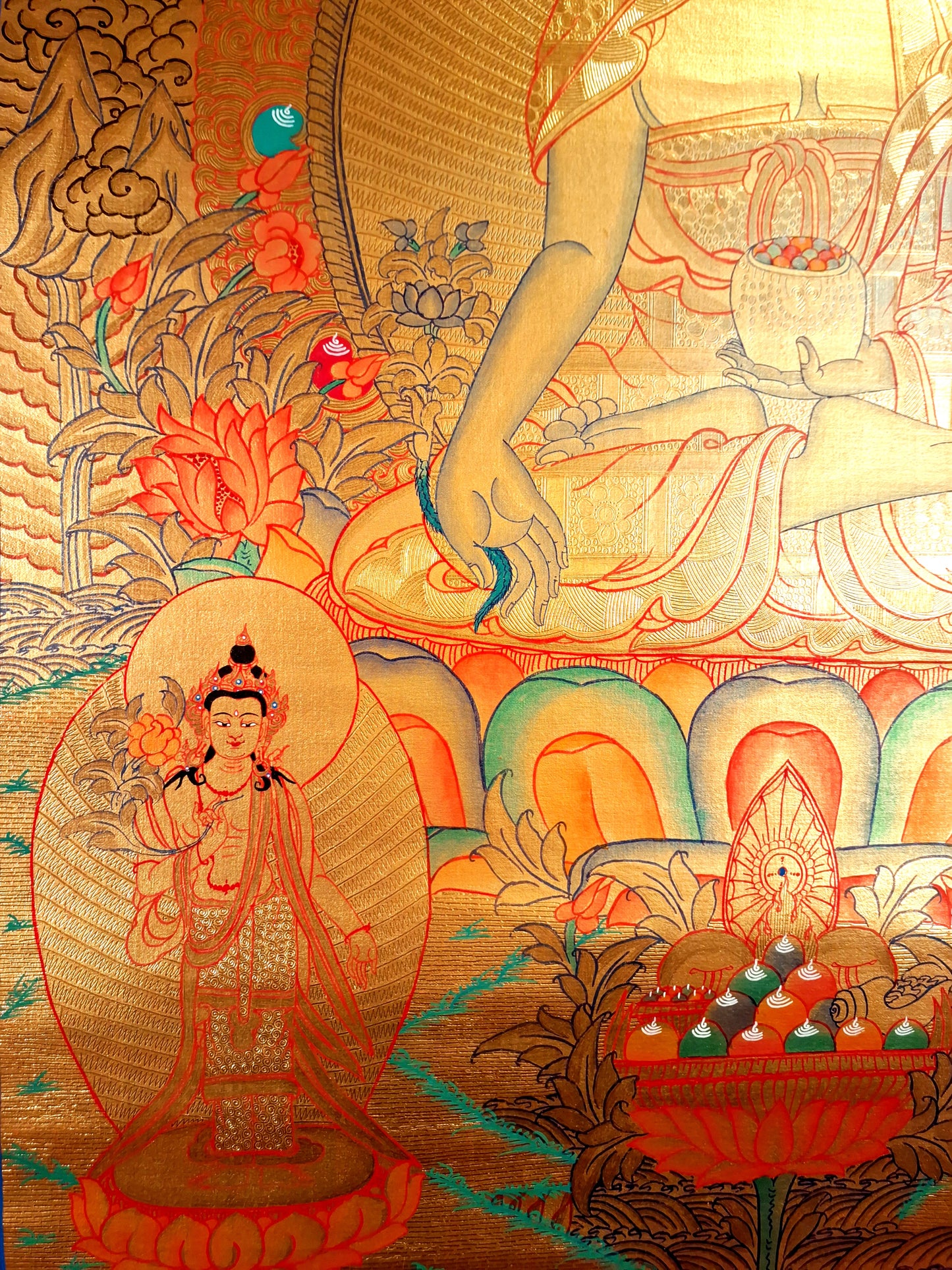 药师佛 75x50cm