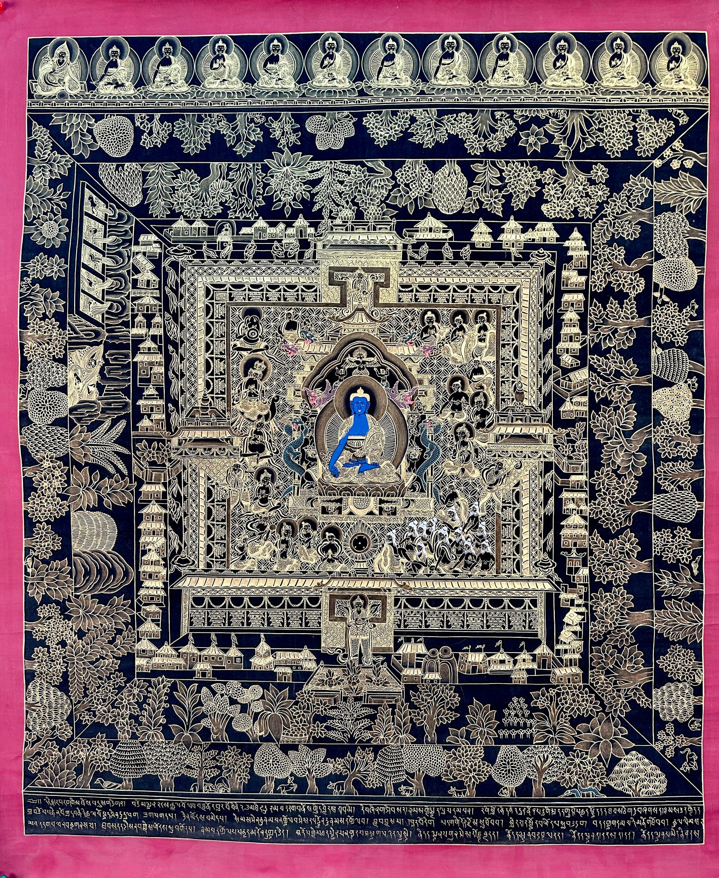 药师佛 75x65cm
