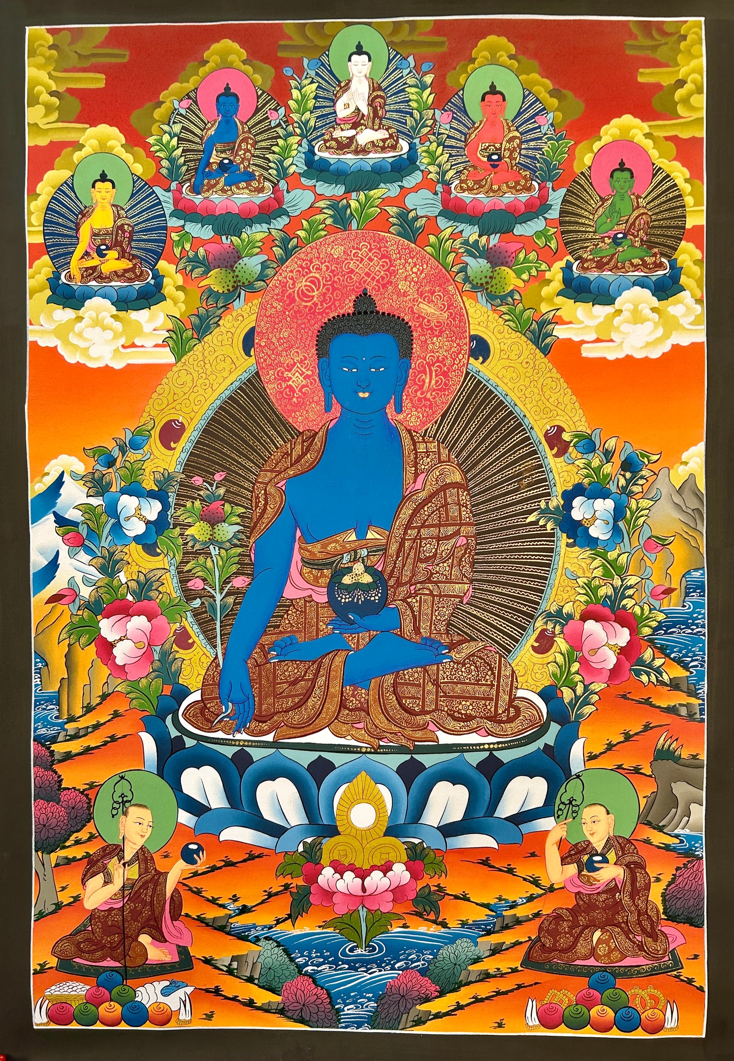 药师佛 75x50cm