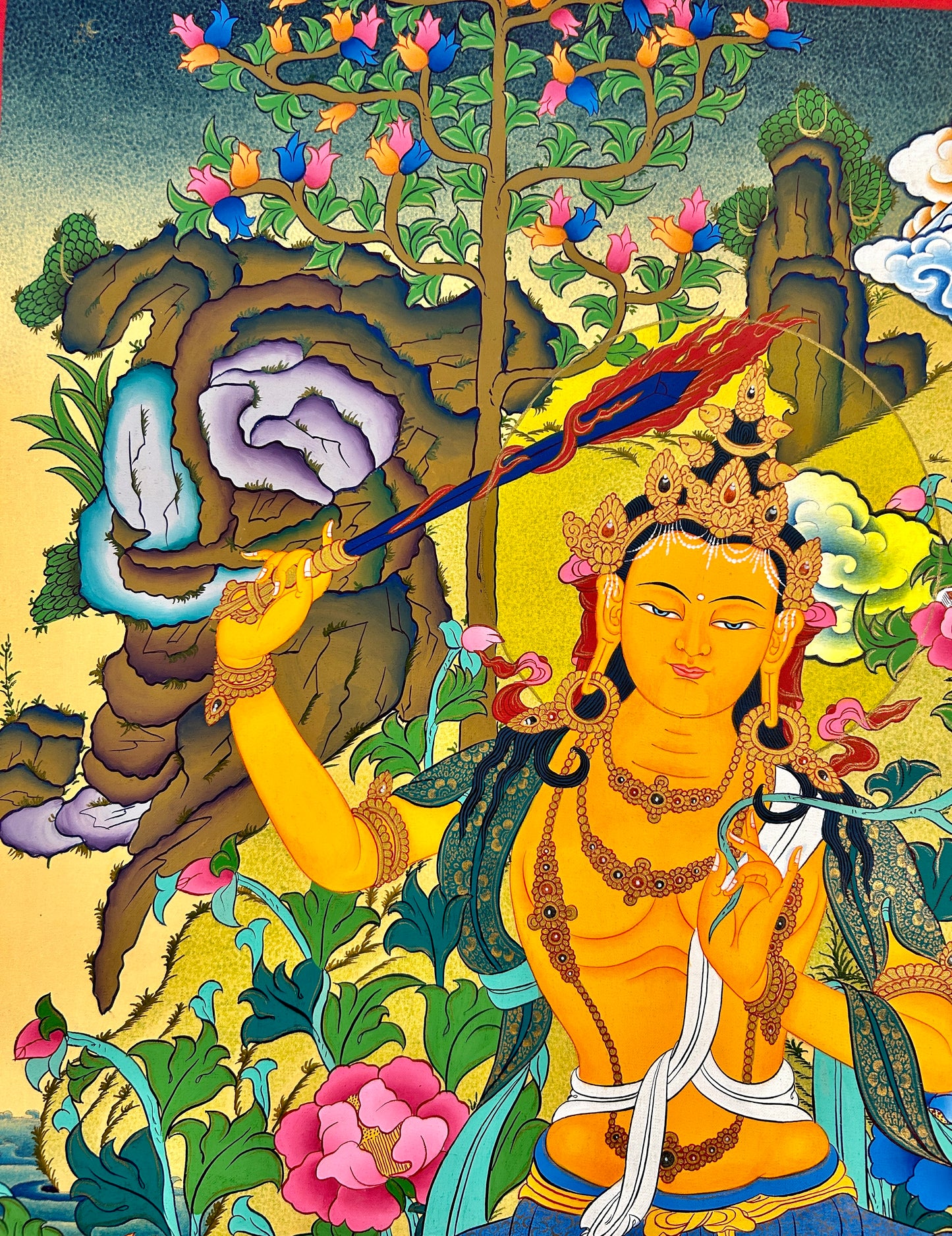 文殊菩萨 75x50cm