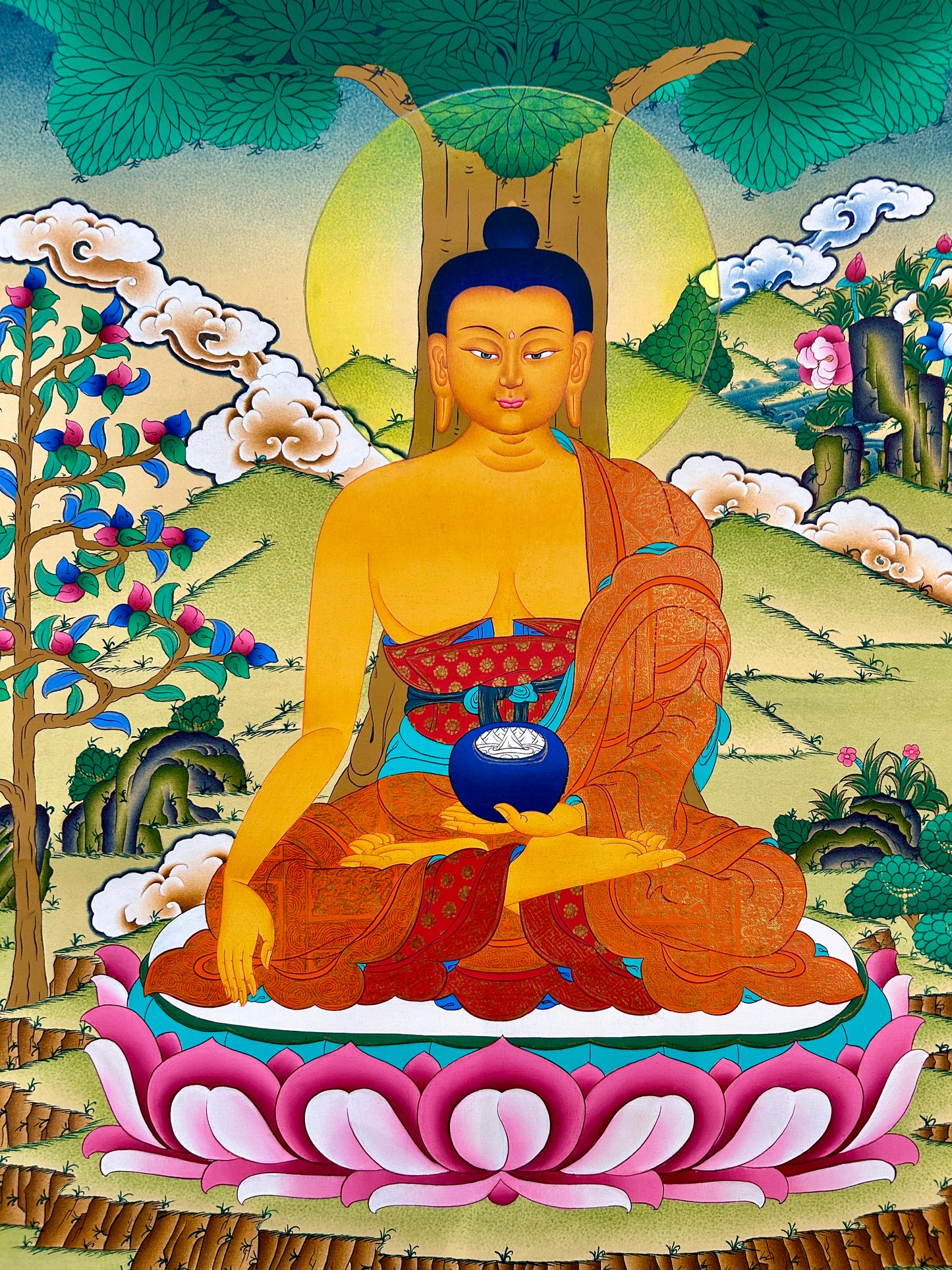 释迦牟尼佛 75x50cm