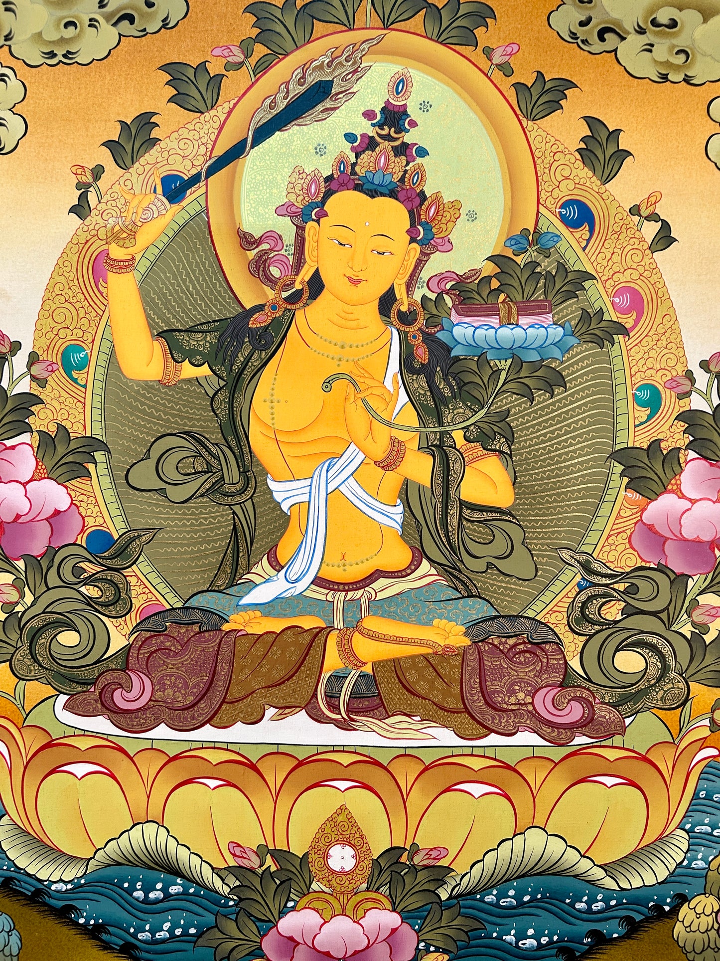 文殊菩萨 70x55cm