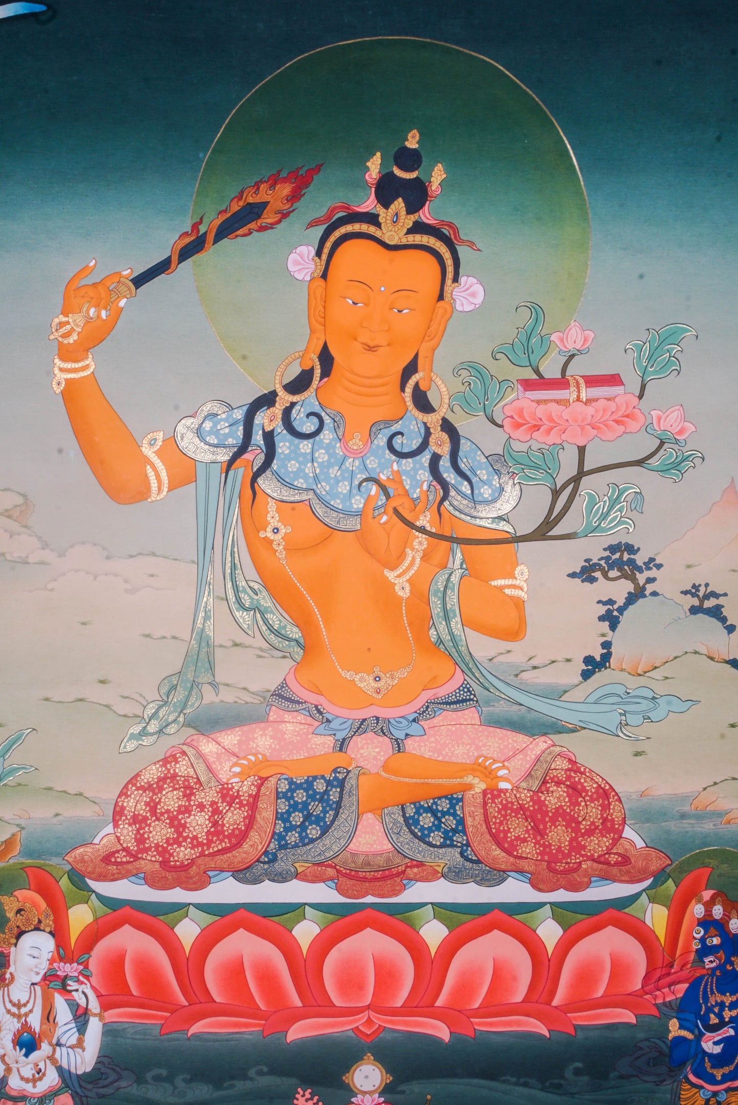 文殊菩萨 90x65cm
