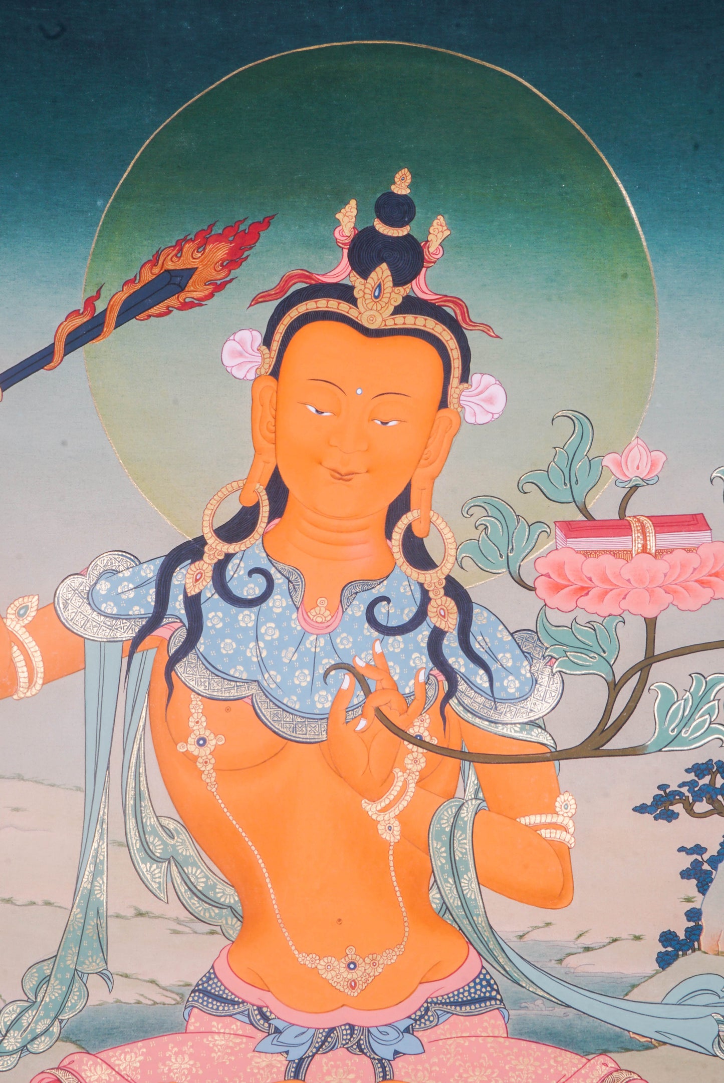 文殊菩萨 90x65cm
