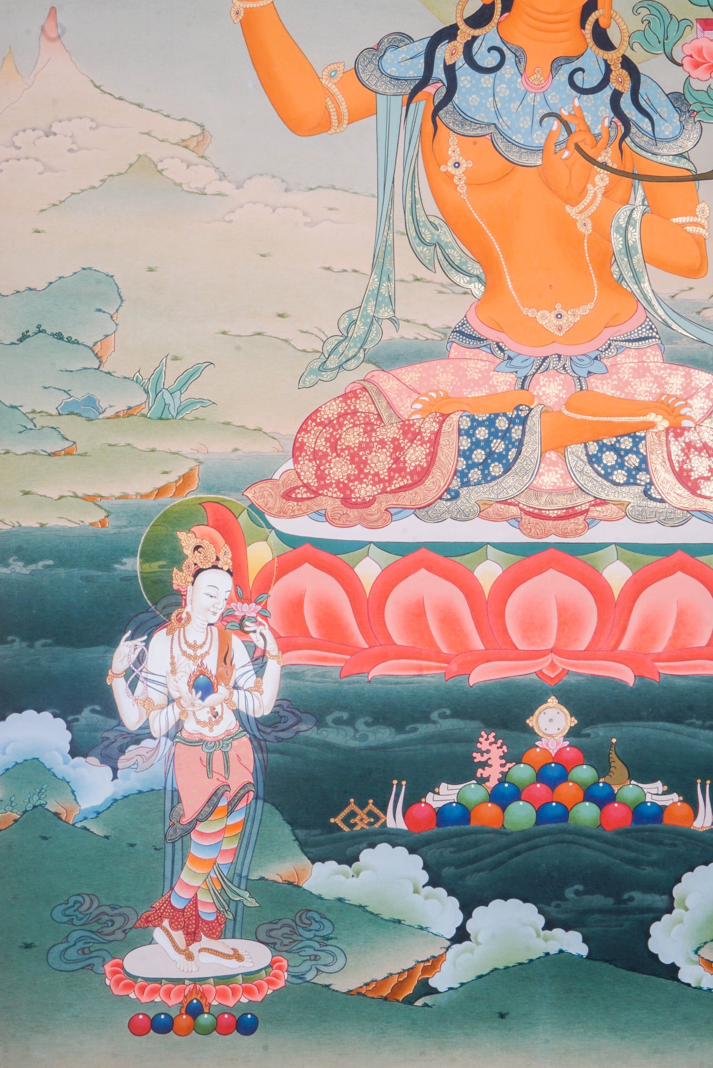 文殊菩萨 90x65cm