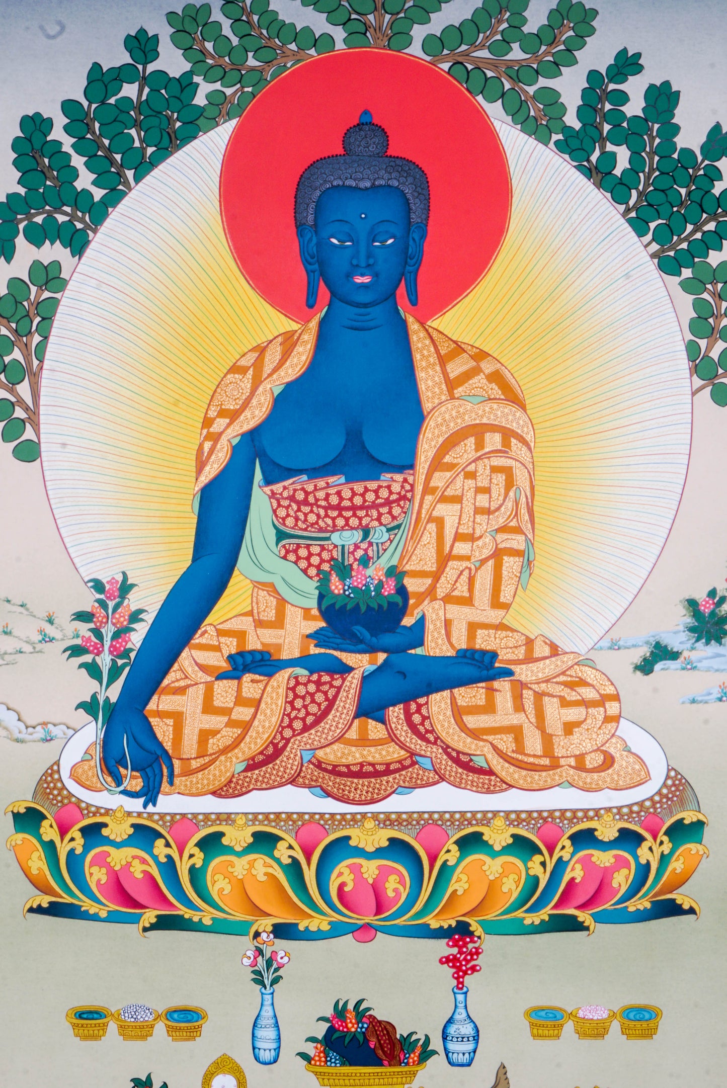 药师佛 75x50cm