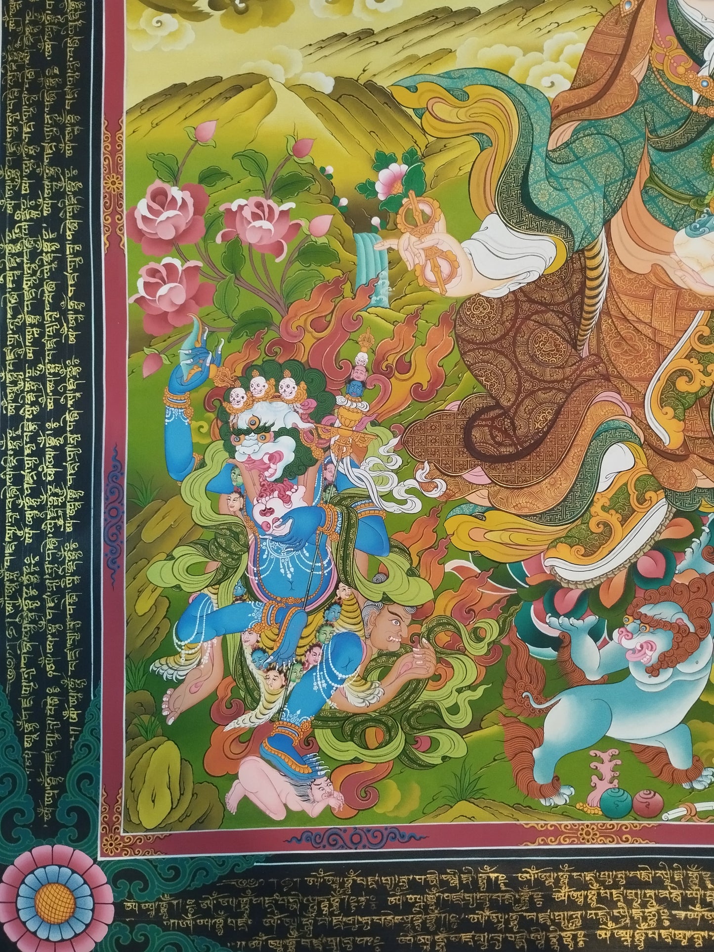 莲花生大师 90x70cm