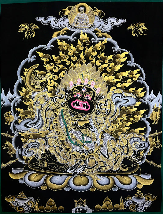 黑袍金刚 60x45cm